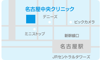 名古屋中央クリニックまでの地図
